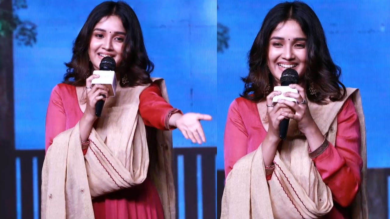 Anikha Surendran Cute Speech @ Butta Bomma Movie Pre Release Event