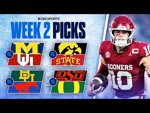 Picks for EVERY Top 25 game in College Football [Full Week 2 Predictions]