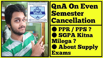 makaut even semester cancelled | Doubt Clearing Session For Makaut Students| makaut semester| makaut