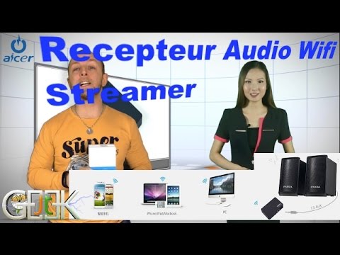 RECEPTEUR AUDIO WIFI STREAMER POUR SMARTPHONE SUR CHAINE HIFI