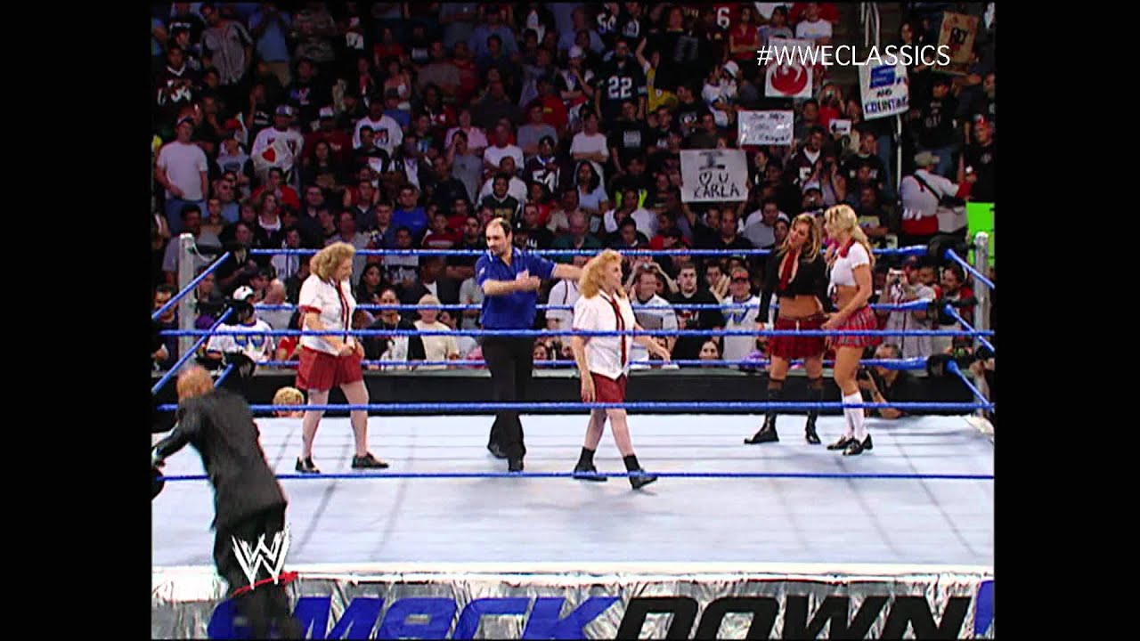 Schoolgirl Match on SmackDown - September 23, 2004