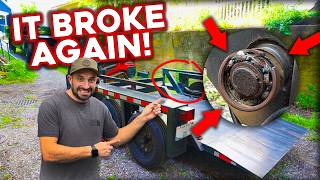 Repairing This Amazing Drop Deck Trailer Before It Gets Worse!