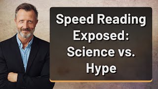 Speed Reading Exposed: Science vs. Hype