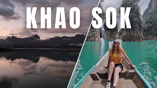 Overnight on a lake in the jungle | Khao Sok National Park
