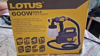 LOTUS 600W HVLP Paint Station | Unboxing Vlog