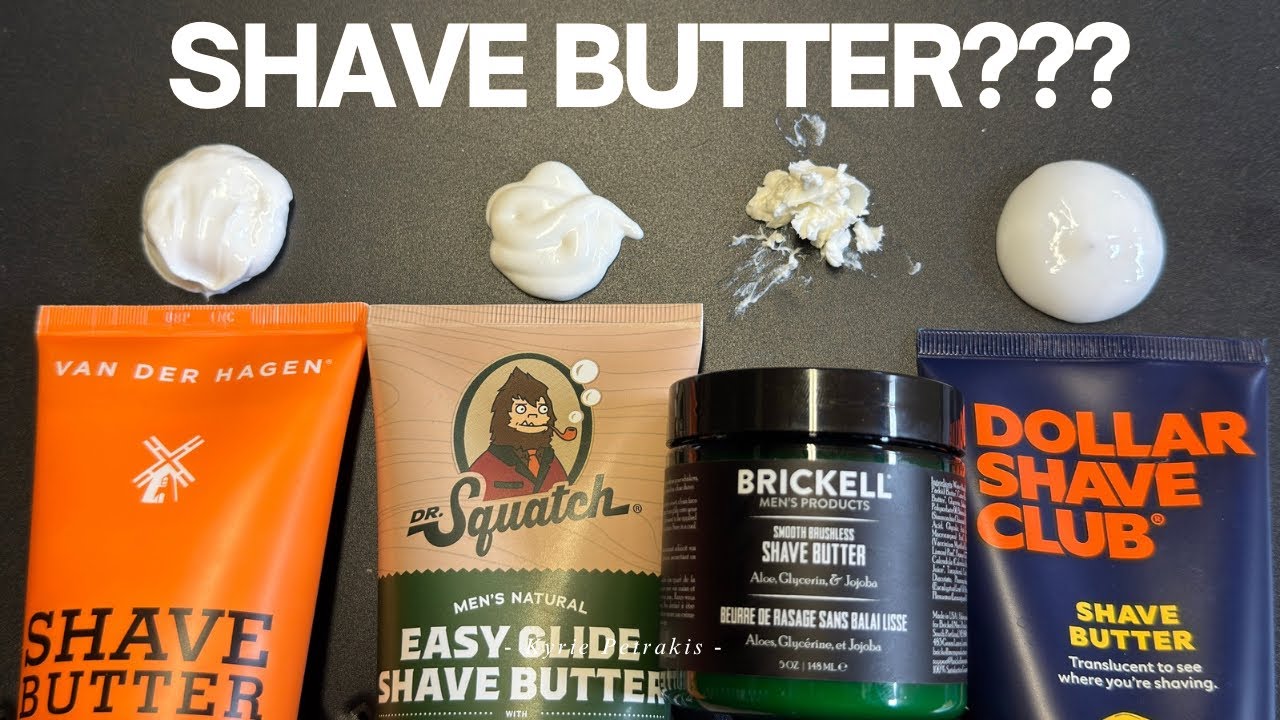 Shave Butters Ranked! #shavebutter #drsquatch #dollarshaveclub