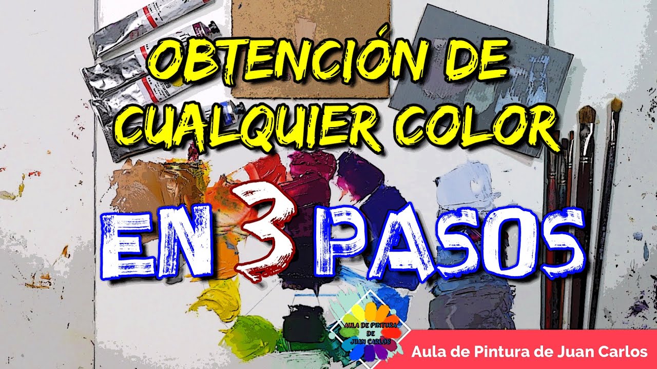 Cómo mezclar colores y tonos.