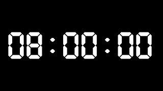 8 Hour 00 Minute Timer. 480 Minute Countdown Timer for Focus in Silence | NX Net Worth