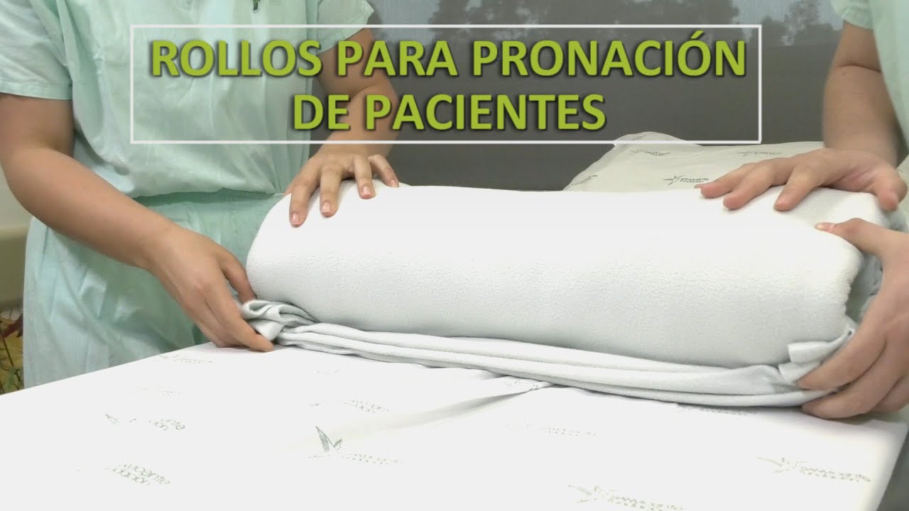 Cómo armar un rollo para utilizar en la pronación de pacientes