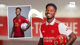 Ansu Fati to Arsenal Kit swap Photoshop Tutorial |#arsenal #arsenalfc #smsports #photoshoptutorial screenshot 1