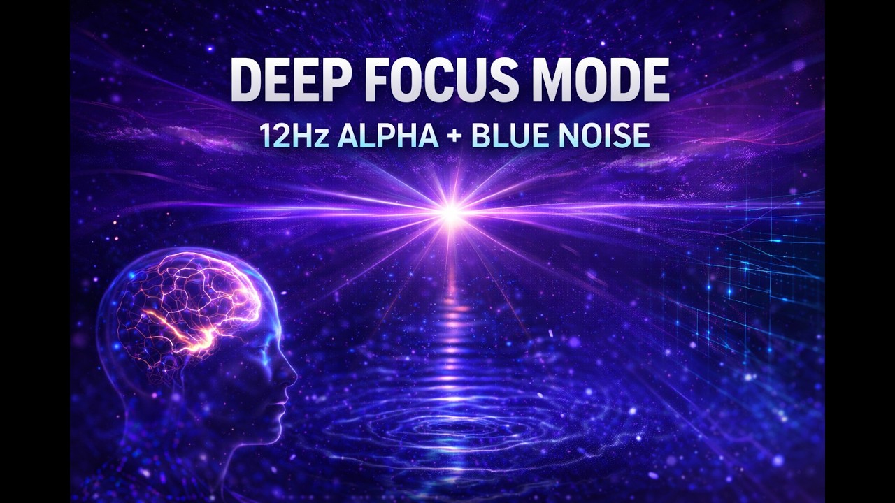 Deep Focus Mode – Alpha 12Hz + Blue Noise for Extreme Concentration ...