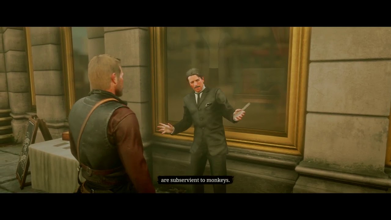 Arthur's response to racism. | RDR2