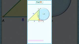 Interesting Qs - Find radius ...... #maths #geometry #circle #116#cds #cat #sat #iit #cbse #ssc #cgl