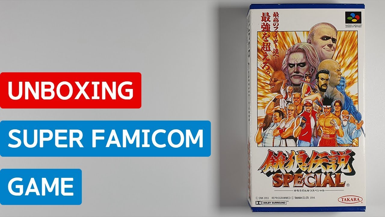 Fatal Fury Special - SNES Japonês (Original, Completo) - Jogos de Vídeo