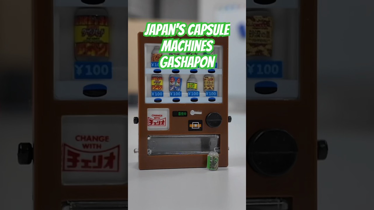 Check out this Gashapon Vending Machine.  It actually works! 
