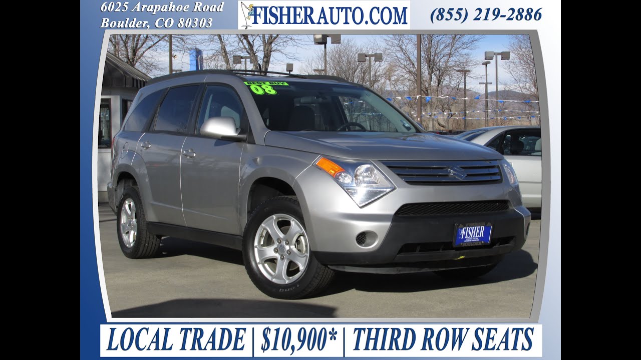 2008 Suzuki XL7 Premium|Silver|$10,900*|Longmont-Boulder-Denver|Fisher Auto|