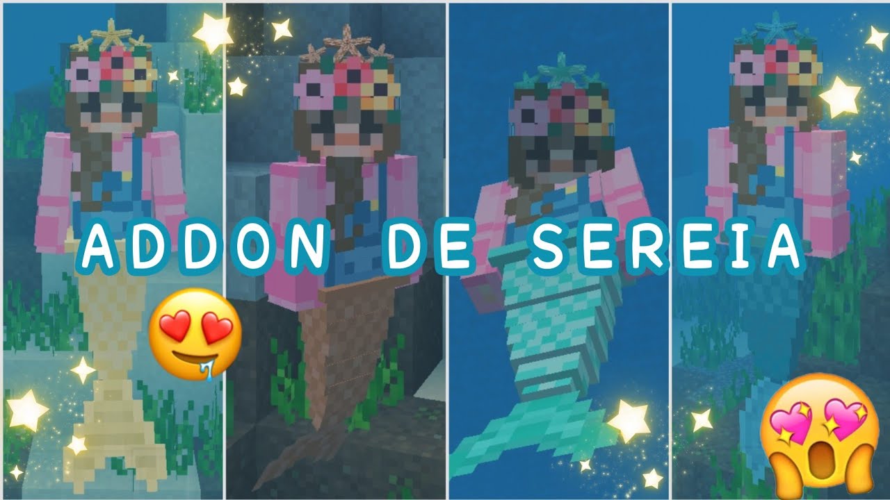 ADDON DE SEREIA - Mermaid tails 🧜‍♀️- Tutorial de instalação em português ✨