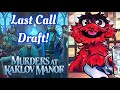 Last Call MKM Draft