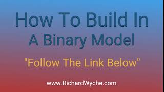 How To Build In A Binary Model In A Network Marketing Company