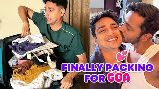 Our Anniversary Trip To Goa Packing Chaos, Overpacking Boyfriend Mr Mr Rohit