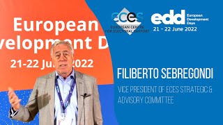 ECES Strategic and Advisory Committee Vice-President Filiberto Ceriani Sebregondi at EDD 2022