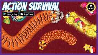 Worm Hunt Snake game iO zone gameplay (Android, iOs) screenshot 5