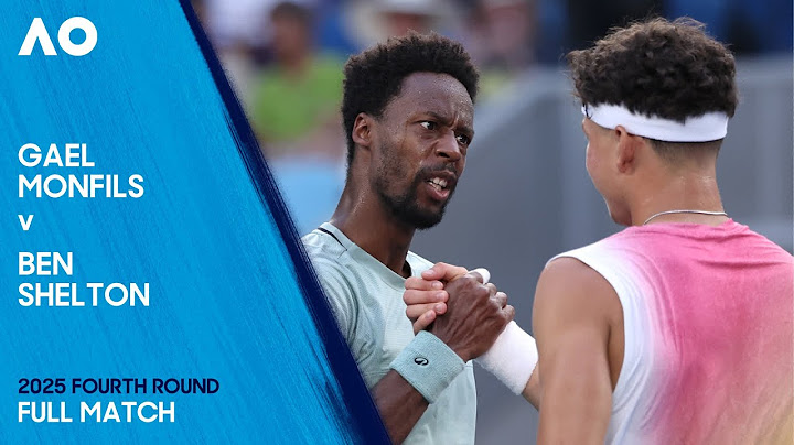 Gael Monfils v Ben Shelton Full Match | Australian Open 2025 Fourth Round