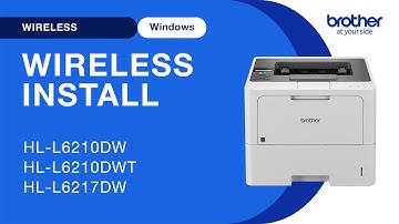 HLL6210DW wireless setup - Windows