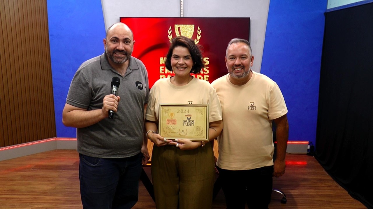 Prêmio Melhores Empresas da Cidade 2024 como Melhor Pudim de São José dos Campos