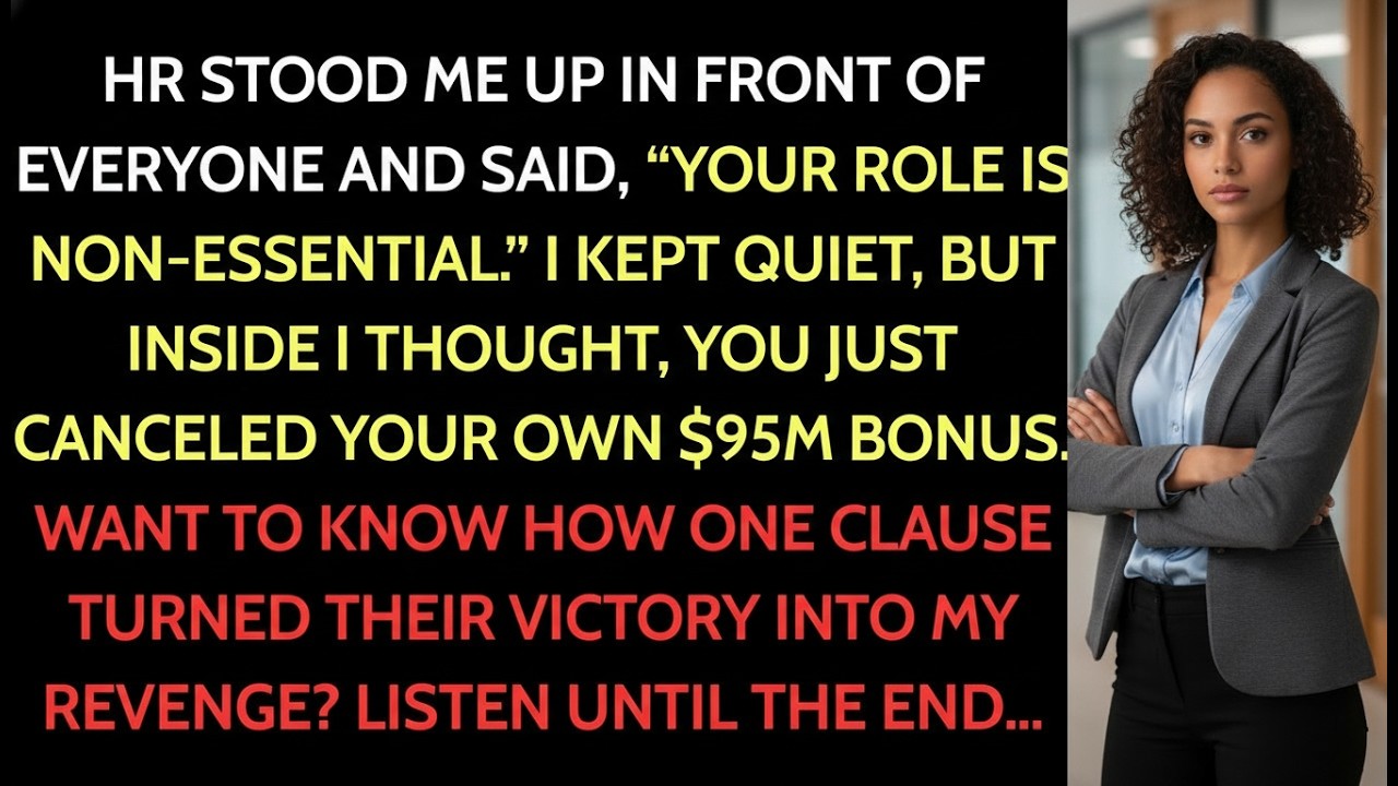 HR Fired Me Publicly — The Board Canceled a $95M Bonus Pool 📉