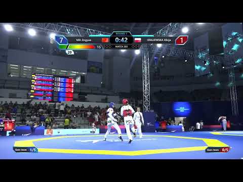 203 Round of 32 F 49kg CHN MA Jingyue POL KRAJEWSKA Alicja PGM