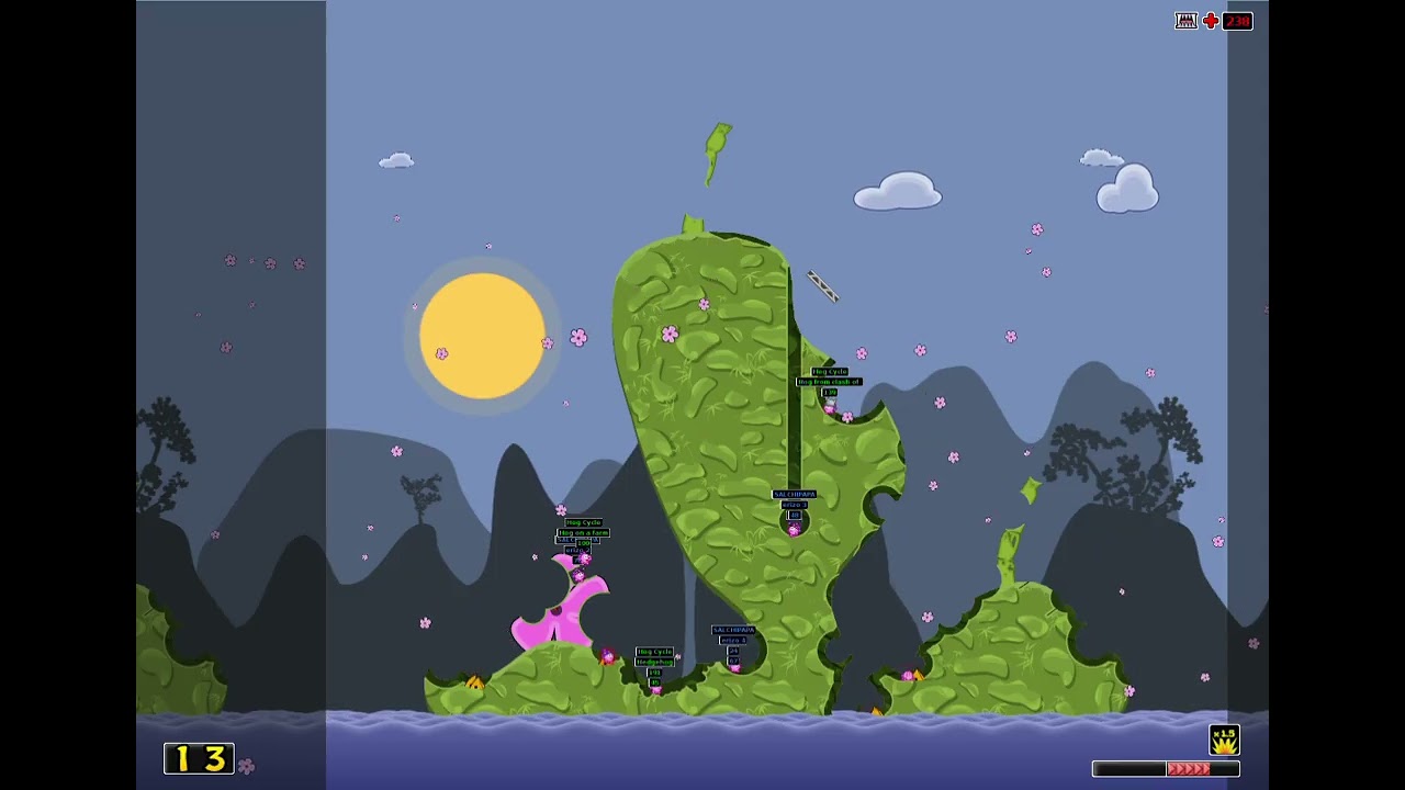 Hedgewars HIGHLANDER with Joshua-69 & Billiam (ME win and 0rd viewer)