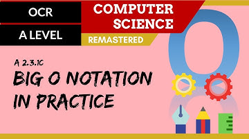 162. OCR A Level (H446) SLR26 - 2.3 Big O notation in practice