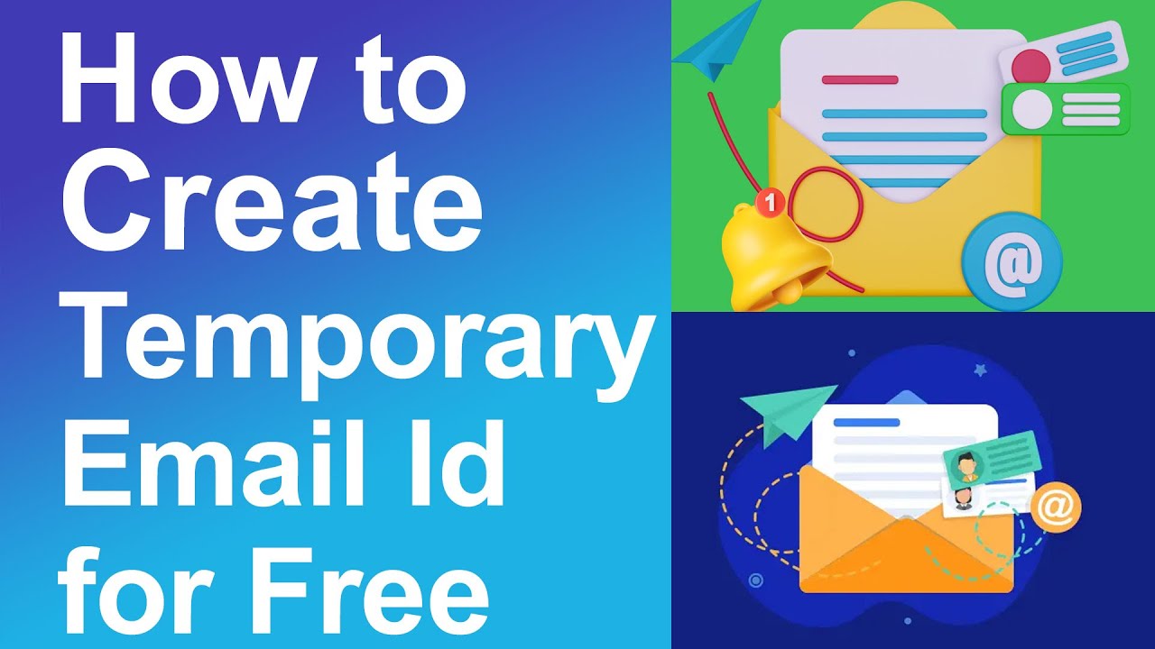 How to create a temp email id for login websites for free YouTube