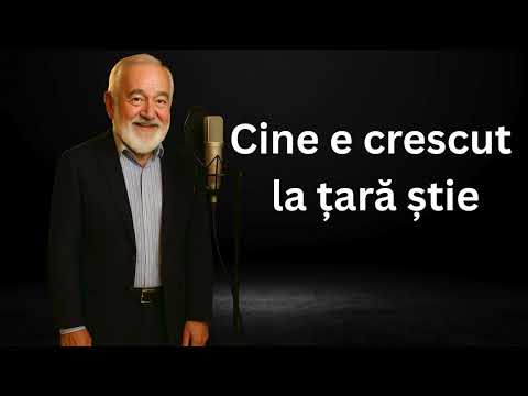 Nea Mitică Cine E Crescut La țară știe Melodie Despre Sat Dor și Viața Simplă 