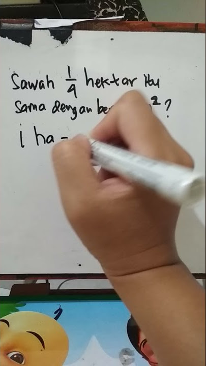 Sawah Seperempat Hektar Sama Dengan Berapa Meter Persegi?
