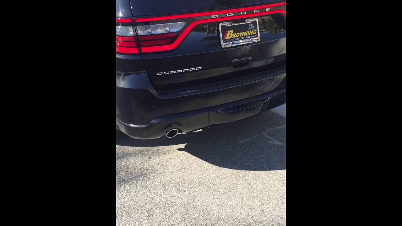 2016 Durango R/T 5.7 Hemi with Flowmaster 10 series mufflers and
