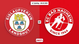 42. Spieltag DEL2 | EV Landshut vs. EC Bad Nauheim | Game Highlights
