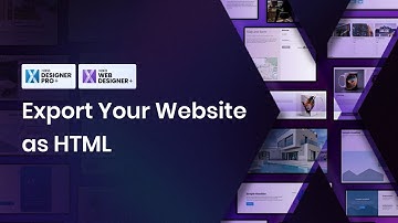 Export Your Website As HTML | Xara