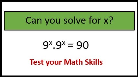 Can you solve this Exponential equation