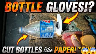GLINDER SE BOTTLE GLOVES CUT LIKE THIS PAPER DIY #amanexpermentking #YOUTUBE #VIRALVIDEO