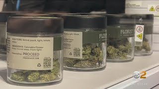 Crowds pack into New York's first retail marijuana dispensary