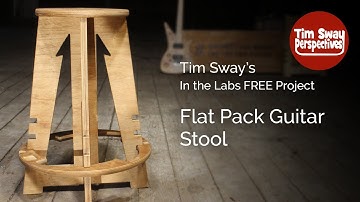 Making The Flat Pack Guitar Stool | In the Labs with Tim Sway | Vectric FREE CNC Projects