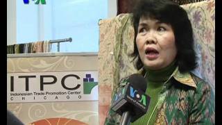 Pameran Batik di Chicago  - untuk SCTV