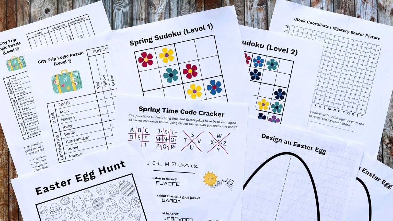 Spring & Easter Puzzles