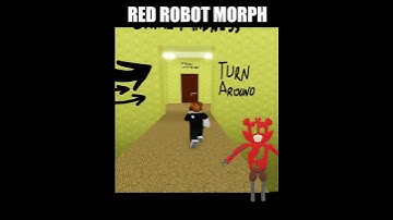 How To Find "RED ROBOT MORPH" In BAckrooms morph #roblox #shorts #backrooms