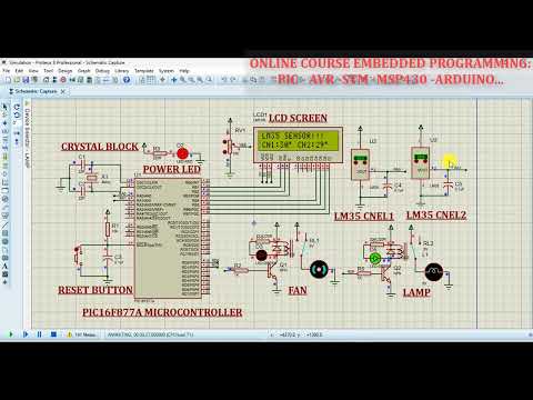 18 | Interfacing Multi LM35 Temperature Sensor with a PIC microcontroller #LM35 #PIC16F877A #IOT