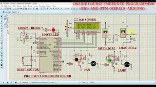 18 | Interfacing Multi LM35 Temperature Sensor with a PIC microcontroller #LM35 #PIC16F877A #IOT