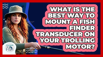 What Is The Best Way To Mount A Fish Finder Transducer On Your Trolling Motor? - Chasing Big Fish
