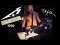 James hetfield with his esp eet fuk guitar  metallica 1989 live stone balloon  mesa boogie sound